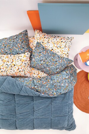 Terazzo Tek Kişilik Triola Uyku Seti - Indigo - Yataş