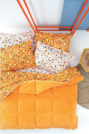 Terazzo Tek Kişilik Triola Uyku Seti - Sarı - Yataş