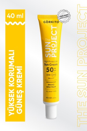 The Sun Project Yüksek Korumalı Hibrit Güneş Kremi High Protection Hybrid Sun Cream 50 Spf Pa 40 ml - Görkito