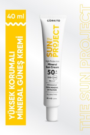 The Sun Project Yüksek Korumalı Mineral Güneş Kremi High Protection Mineral Sun Cream 50 Spf 40 ml 8682644280530 - Görkito