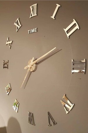 Time Collection 3d Roma Rakamlı Duvar Saati (ALTIN) - 2