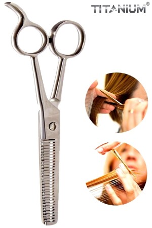 Titan-Schraubschwanzmatte, Zwischenschere, Efile-Schere - Xolo