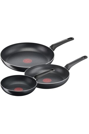 Titan 1x Simplecook Diffusion Base 3-teiliges Pfannenset - 20/24/28 cm - Tefal