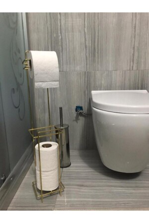 Toilettenpapierhalter, WC-Standfuß, Serviettenhalter, Badezimmerzubehör a581g01 - biray home