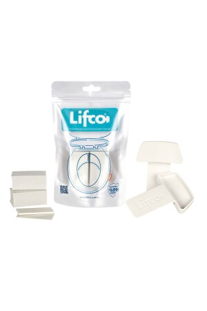 Toilettensitzhalter, antibakterieller Inhalt, 2 Stück, Lifco, 2 Stück - 4
