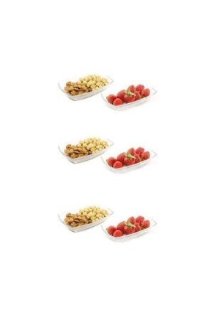 Tokio Meze Ve Atıştırmalık Tabağı 6' Lı Takım 54673 Fma05215 PB54673-3 - Paşabahçe