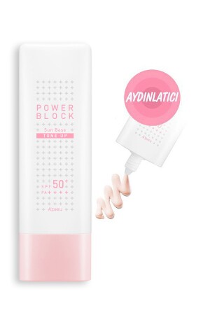 Ton Eşitleyici Aydınlatıcı Güneş Kremi 50ml Apıeu Power Block Tone Up Base Pink Spf50 - Missha
