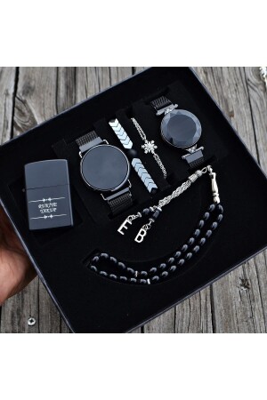 Touch Paar Armbanduhren Feuerzeug Rosenkranz Armband Set deepwell-pk101 - DEEPWELL