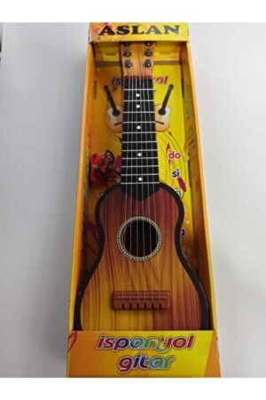 Toys 50 Cm Askılı Telli Oyuncak Gitar ( Poşet Ambalajlı) Gerçek Telli Gitar - Genel Markalar