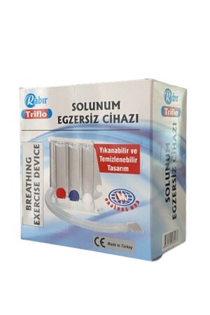 Triflo Solunum Egzersiz Cihazı 3 Top Üfleme Topu Nefes Egzersizi - Rabir