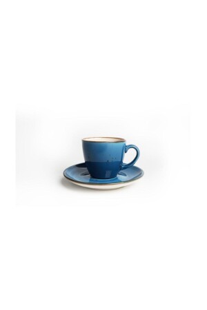 Tulu Porselen Luna Mavi 6 Kişilik Kahve Fincan Takımı 2020ST000000728 - 2