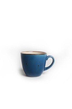 Tulu Porselen Luna Mavi 6 Kişilik Kahve Fincan Takımı 2020ST000000728 - 4