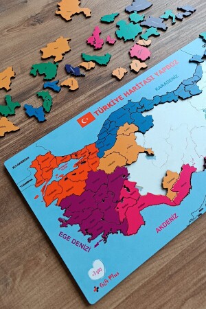 Türkei-Karte, Puzzle, Lernspielzeug - 2