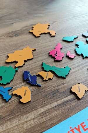 Türkiye Haritası Yapboz Puzzle Eğitici Oyuncak - 5
