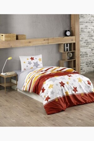 Tutku Ranforce Tek Kişilik Genç Nevresim Takımı A02.390.TUTKU - Kristal