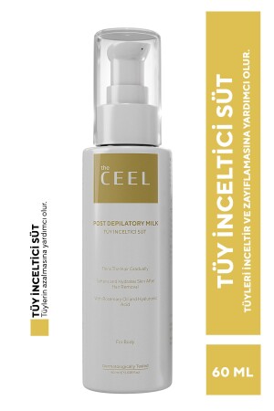 Tüy İnceltici ve Nemlendirici Süt Isırgan Otu & Hyaluronik Asit Özlü 60 ml - The Ceel