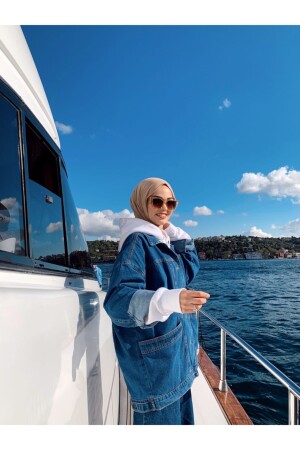 Übergroße Jeansjacke 2 XL - Berardi Moda