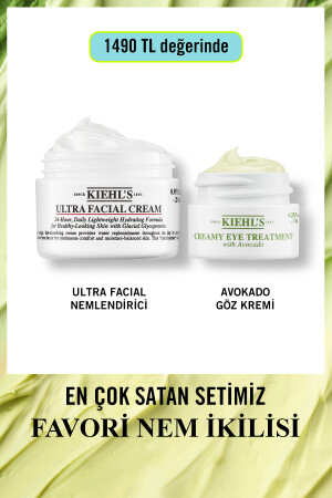 Ultra Facial Cream & Avokadolu Göz Kremi Favori Nem Ikilisi Seti TTR01312 - 1