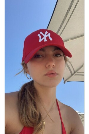 Unisex Baseball Nyc Hut Rot - Weiß nysapkagm - Goldmine