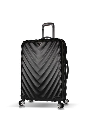 Unisex Lotus Abs Büyük Boy Valiz Siyah MV7071 - My Valice