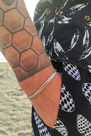 Unisex Urban Kararmaz Gümüş Çelik Bileklik - The Collection