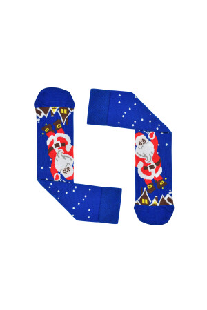 Unisex Yılbaşı Dikişsiz Noel Çorabı,desenli Ve Renkli Soket 4’lü Çorap Seti SCK2222222 - 2