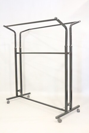 V Ayarlı Stant Askılık Tekerlekli Elbise ve Kıyafet Askılığı - Acar Raf