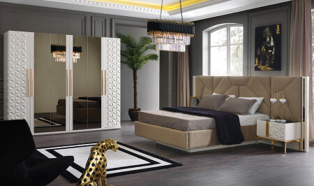 Vadi Aytaşı 6 Kapaklı Bazalı Yatak Odası - Cadde Yıldız