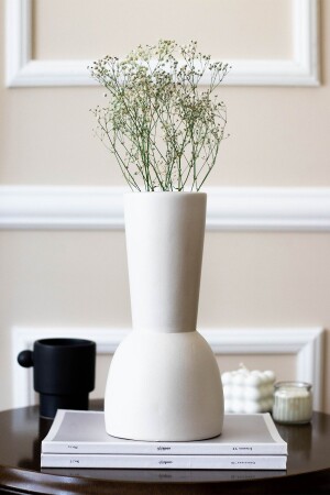 Venessa Pure Vazo Dekoratif Obje - Beige & Stone