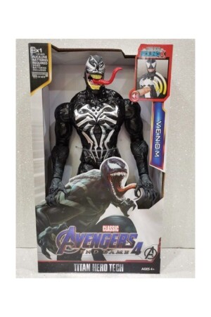Venom The Amazing Spiderman Actionfigur Toy Lighted Talking 28. 5cm - Avengers