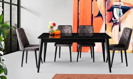 Venturo ausziehbares Esstisch-Set - Cadde Yıldız