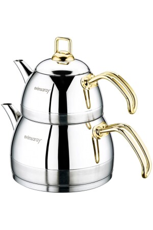 Venus mittelgroße Teekanne Gold S-1133 - Evimsaray