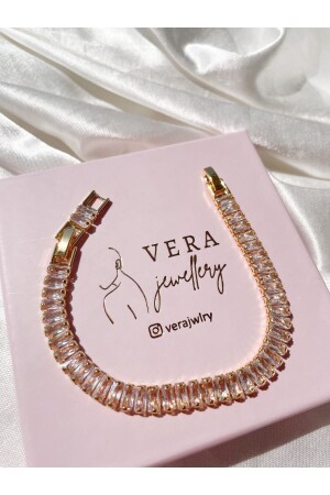 Vera Jewellery Çelik Kadın Gold Su Yolu Bileklik - Snartun