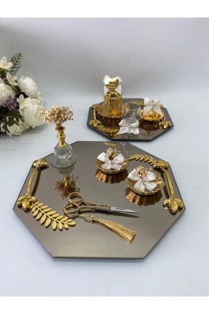 Versprechenstablett, Verlobungstablett, Kaffee des Bräutigams, gifthomeshop05 - Genel Markalar