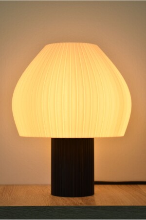 Virtulamp Modern Siyah Abajur - Deep Teknoloji