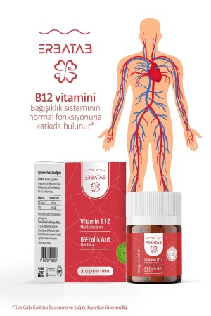 Vitamin B12- Folik Asit B9-Metilkobalamin-Metilfolat vitamin - 3