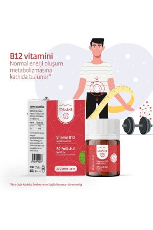 Vitamin B12- Folik Asit B9-Metilkobalamin-Metilfolat vitamin - 5
