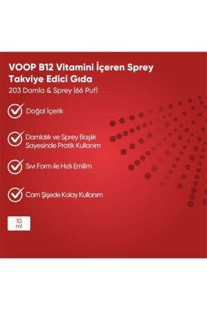 Vitamin B12 Methylcobalamin 1000 Mg Sprey-damla 10 ml F150C - 3