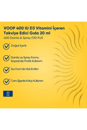 Vitamin D3 400 Iu Sprey-damla 20 ml 121 - 3