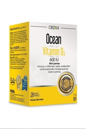 Vitamin D3 600 Iu Sprey 20ml !OCE0000764 - 1