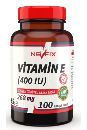 Vitamin E 400 Iu (268 Mg) 100 Yumuşak Kapsül nvvite400ıu - 1