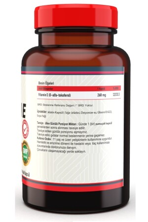 Vitamin E 400 Iu (268 Mg) 100 Yumuşak Kapsül nvvite400ıu - 2
