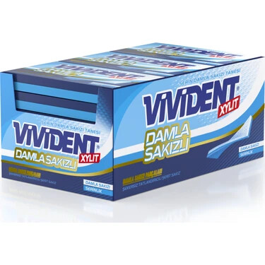 VIVIDENT DAMLA SAKIZLI 26GR X 18Lİ AVANTAJ PAKETİ - Halal