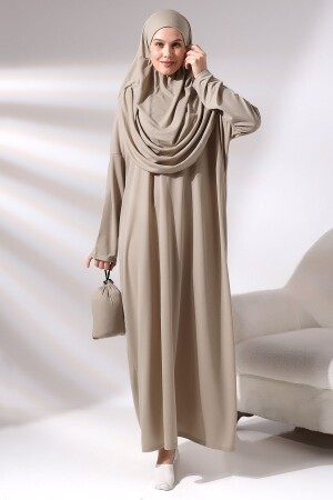 Vizon Tek Parça Çantalı Namaz Elbisesi - İhvan