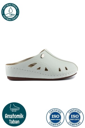 Vollständige orthopädische anatomische Sabo-Hausschuhe für medizinische Arbeit, Küche, Koch, Arzt, Krankenschwester, Krankenhaus vorne, TRK18 - Roy Jones