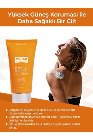 W-Lab Sun Cream 50+ SPF Güneş Koruyucu 00003 - 3