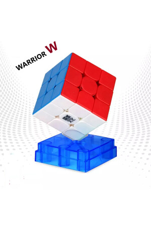 Warrior W 3x3 Yarışma Model Zeka Küpü Stand Sabır Küpü Akıl Küpü Zeka Oyunları Rubik Küp EQY503 - 1