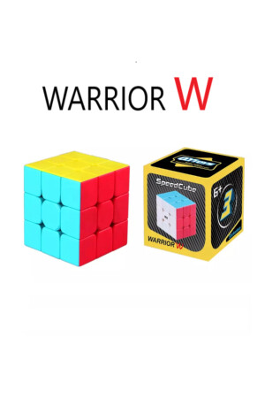 Warrior W 3x3 Yarışma Model Zeka Küpü Stand Sabır Küpü Akıl Küpü Zeka Oyunları Rubik Küp EQY503 - 6