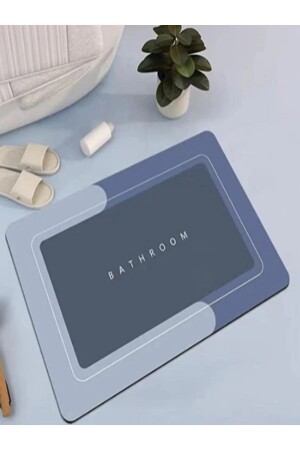 Wasserabsorbierende Matte, stilvolles Design, Waschmatte, rutschfeste Unterseite, Diatomeen - Mugi Store