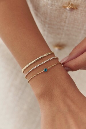 Wasserstraßen-Armband aus 14 Karat Gold - Yavuz Kuyumculuk